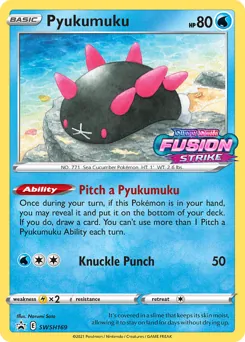 SWSH Black Star Promos Pyukumuku Pokémon card